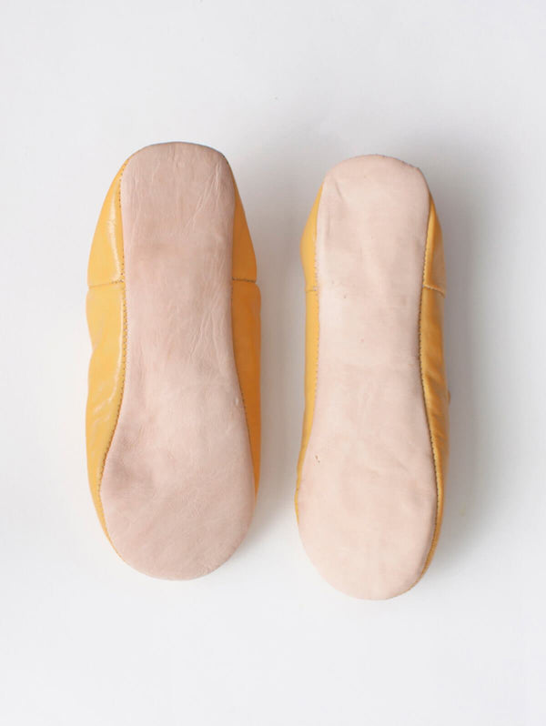 Bohemia Design Moroccan Babouche Basic Slippers Mustard