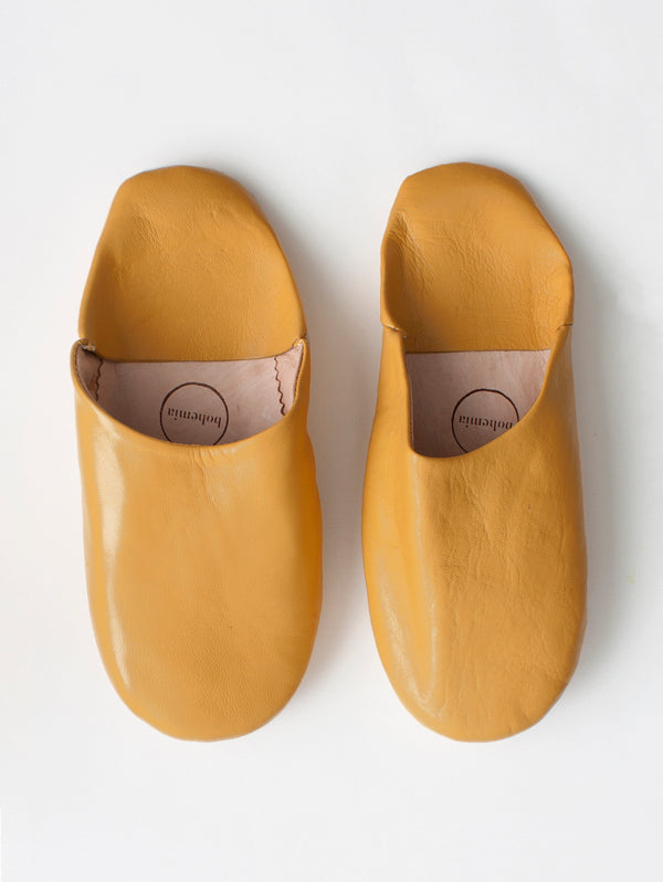 Bohemia Design Moroccan Babouche Basic Slippers Ochre