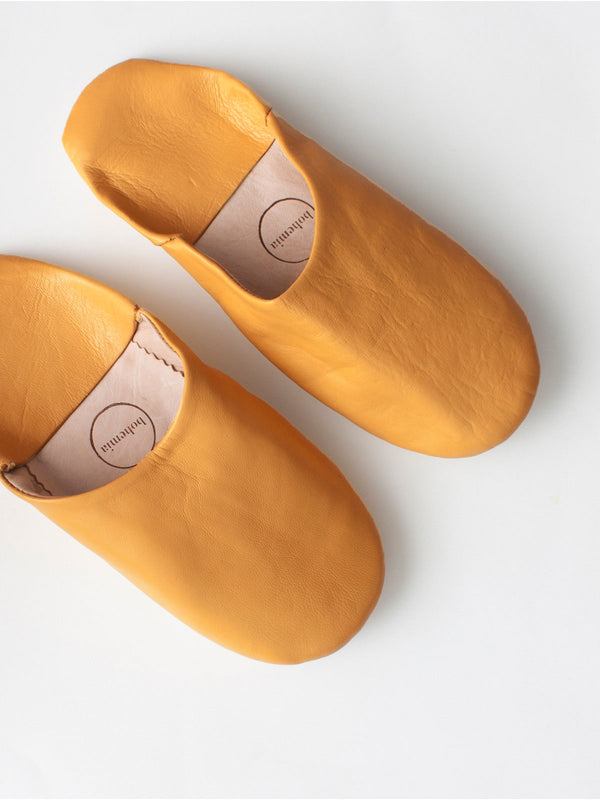 Bohemia Design Moroccan Babouche Basic Slippers Ochre