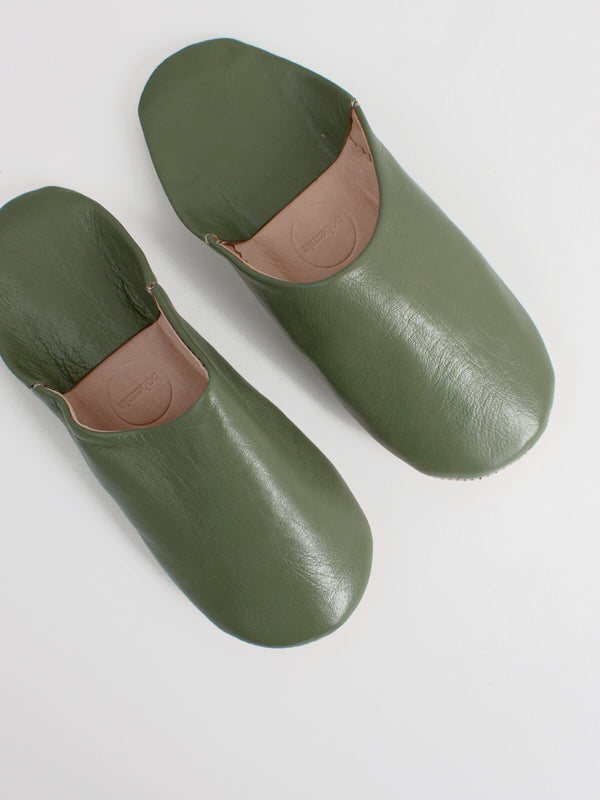 Bohemia Design Moroccan Babouche Basic Slippers Olive