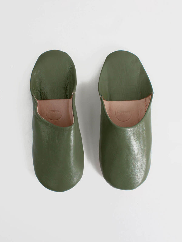 bohemia design Moroccan Babouche Basic Slippers Olive
