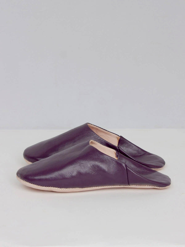 Bohemia Design Moroccan Babouche Basic Slippers Plum