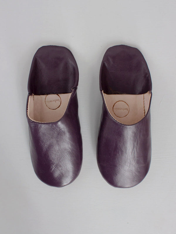 bohemia design Moroccan Babouche Basic Slippers Plum