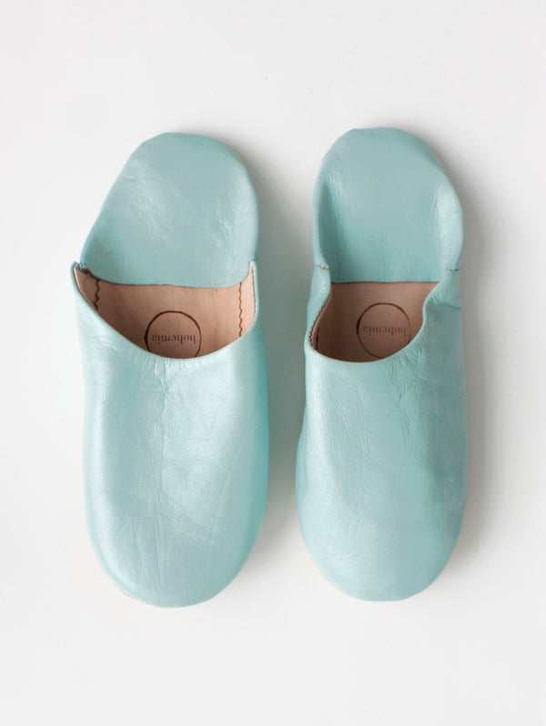 bohemia design Moroccan Babouche Basic Slippers Powder Blue