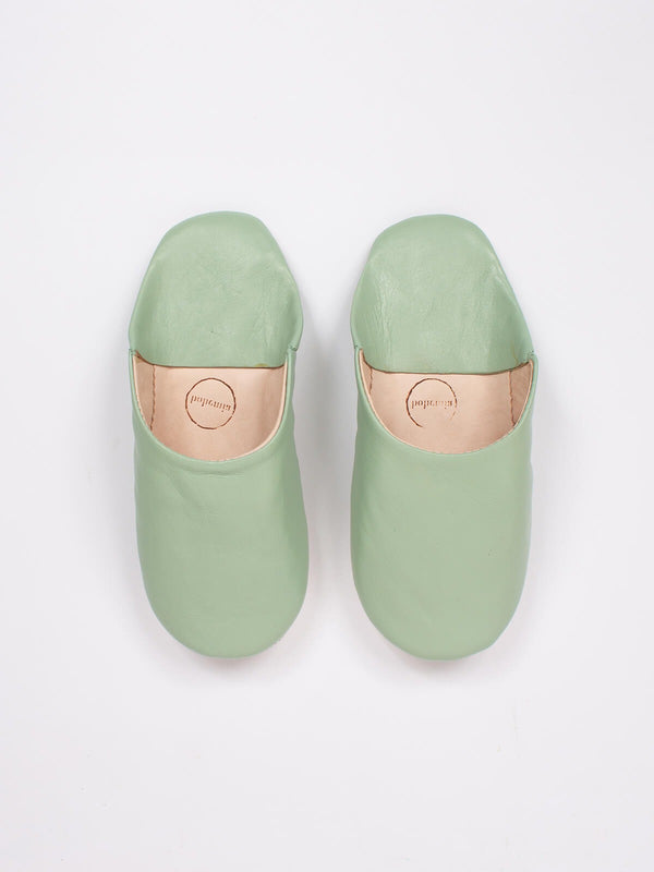 bohemia design Moroccan Babouche Basic Slippers Sage