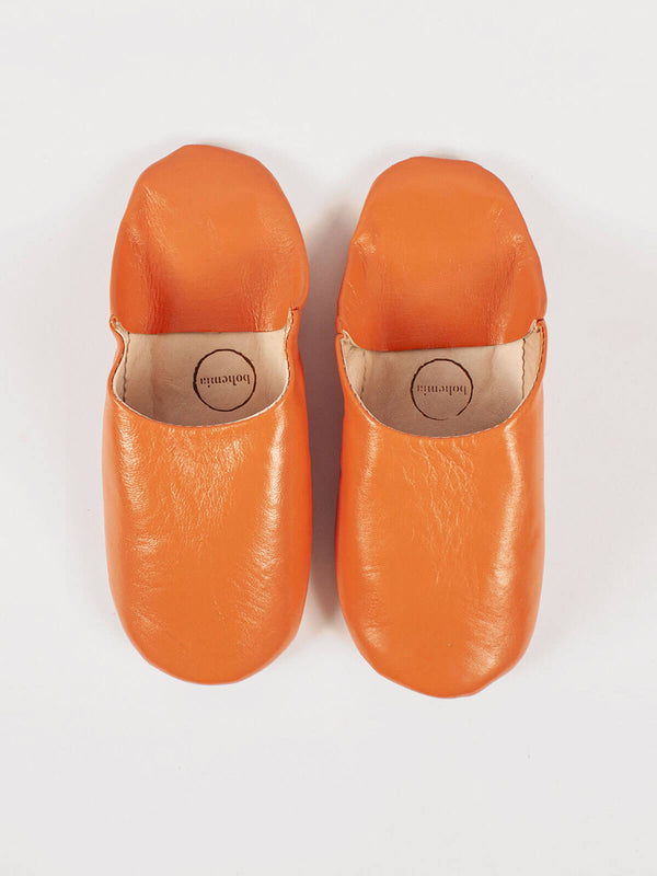 bohemia design Moroccan Babouche Basic Slippers Tangerine