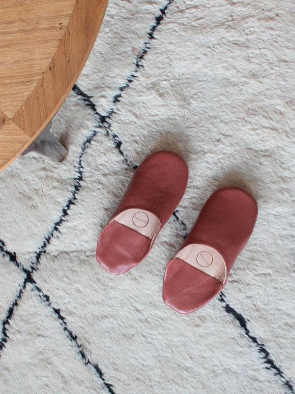 bohemia design Moroccan Babouche Basic Slippers Terracotta