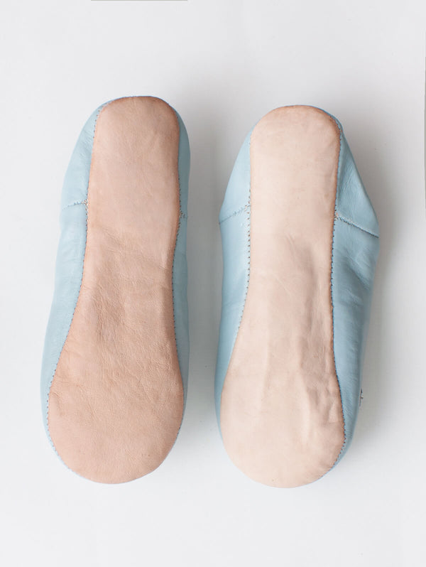 Bohemia Design Moroccan Babouche Sequin Slippers Pearl Grey