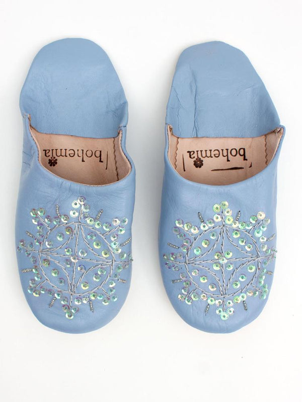 Bohemia Design Moroccan Babouche Sequin Slippers - Seconds Medium (Assorted Colours)