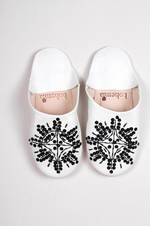 Bohemia Design Moroccan Babouche Sequin Slippers - Seconds Small (Assorted Colours)