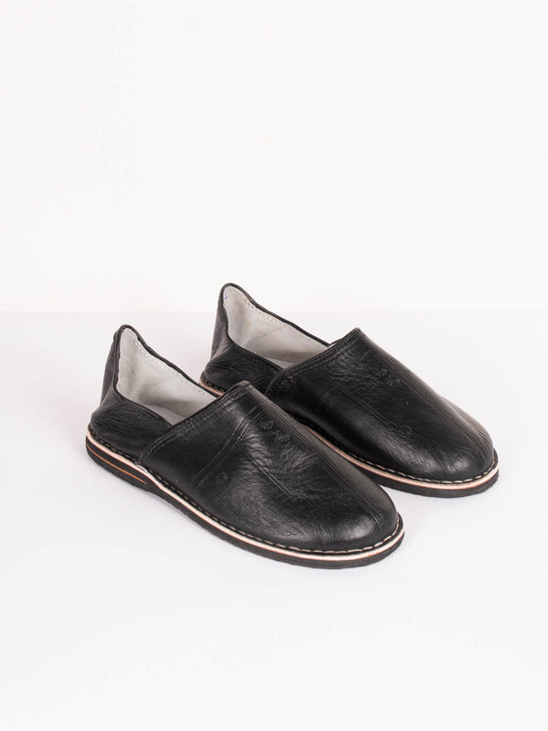 Bohemia Design Moroccan Berber Babouche Slippers Black