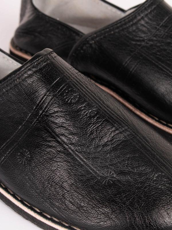 Bohemia Design Moroccan Berber Babouche Slippers Black