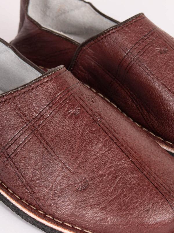 Bohemia Design Moroccan Berber Babouche Slippers Brown