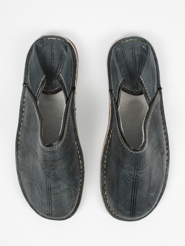 Bohemia Design Moroccan Berber Babouche Slippers Green Grey