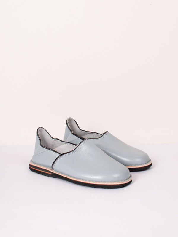 Bohemia Design Moroccan Berber Babouche Slippers Light Grey