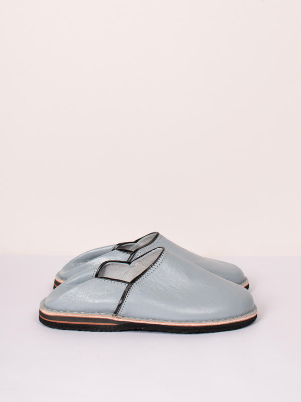 Bohemia Design Moroccan Berber Babouche Slippers Light Grey