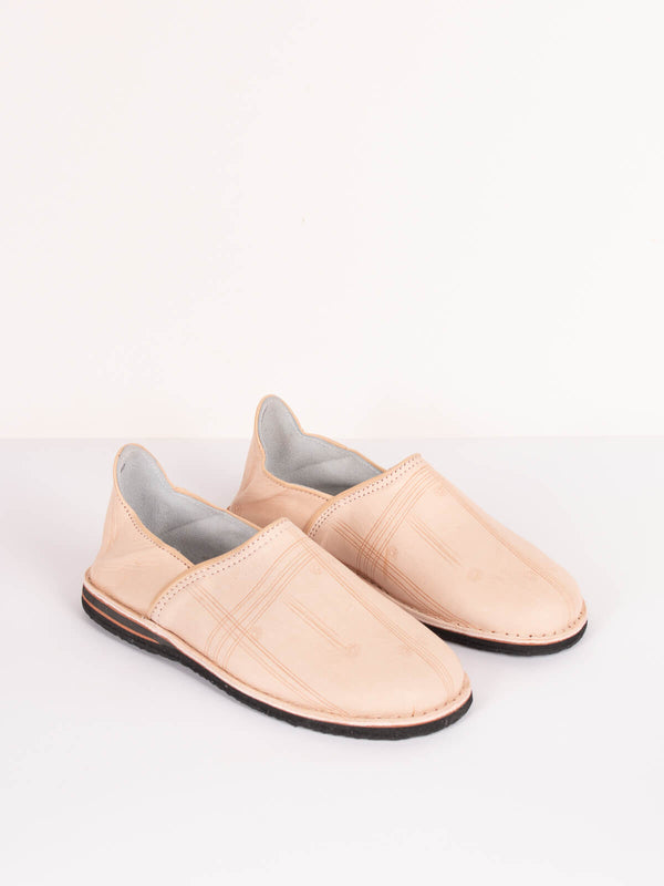 Bohemia Design Moroccan Berber Babouche Slippers Natural