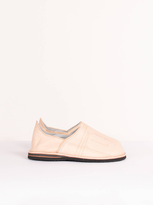 bohemia design Moroccan Berber Babouche Slippers Natural