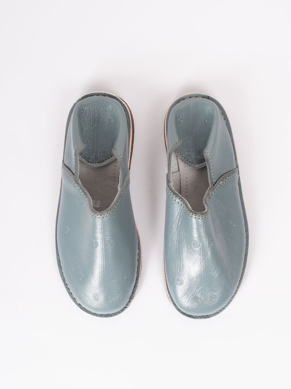 Bohemia Design Moroccan Berber Babouche Slippers Pearl Grey