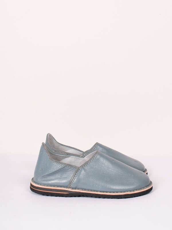 Bohemia Design Moroccan Berber Babouche Slippers Pearl Grey