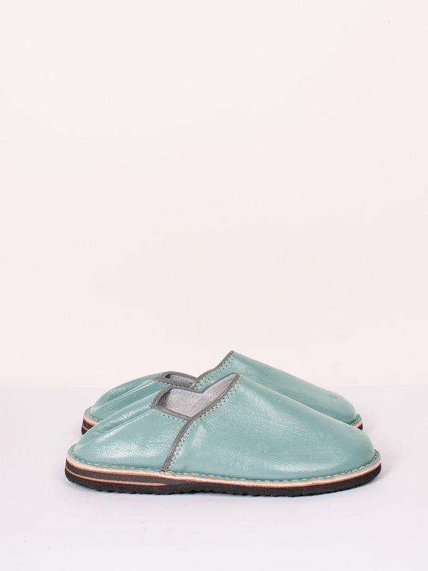 Bohemia Design Moroccan Berber Babouche Slippers Seafoam