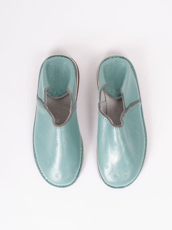 Bohemia Design Moroccan Berber Babouche Slippers Seafoam