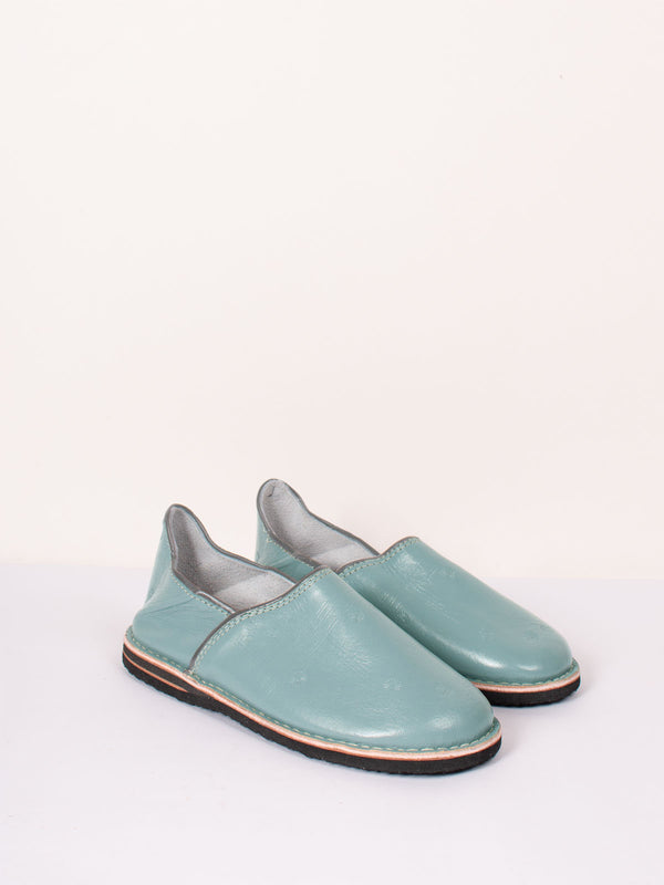 Bohemia Design Moroccan Berber Babouche Slippers Seafoam