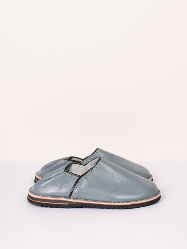 Bohemia Design Moroccan Berber Babouche Slippers Slate Grey