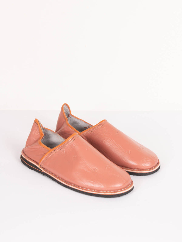 Bohemia Design Moroccan Berber Babouche Slippers Terracotta