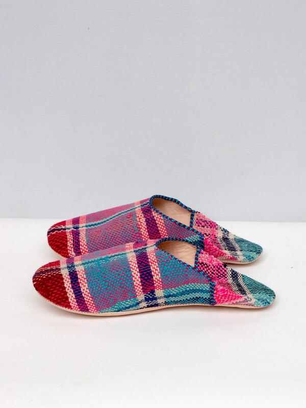 Bohemia Design Moroccan Boujad Basic Babouche Slippers Essaouira Check