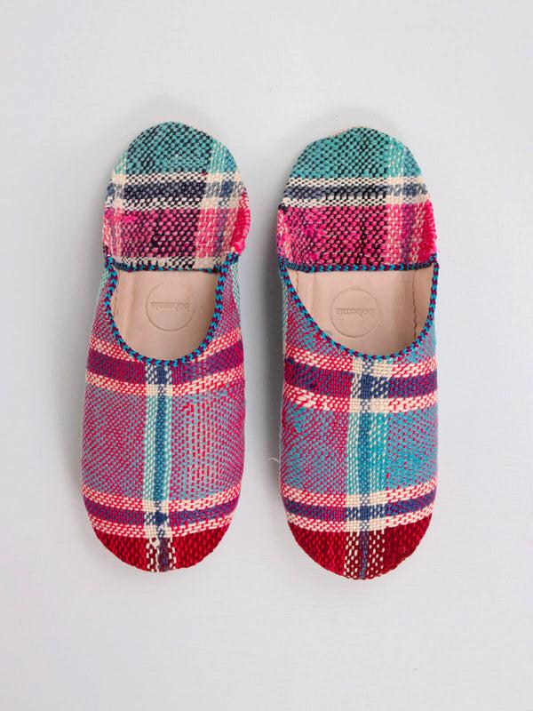 bohemia design Moroccan Boujad Basic Babouche Slippers Essaouira Check