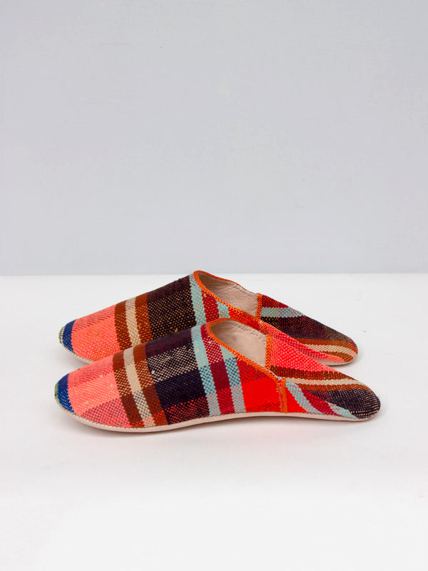 Bohemia Design Moroccan Boujad Basic Babouche Slippers Sunset Check