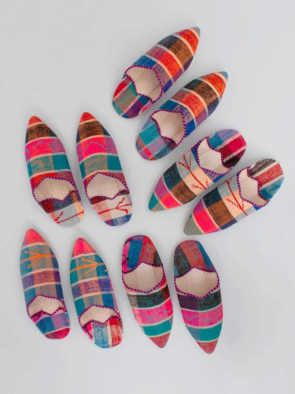 Bohemia Design Moroccan Boujad Pointed Babouche Slippers Marrakech