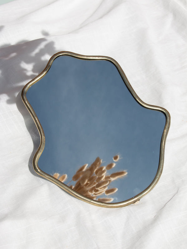 Bohemia Design Moroccan Brass Frame Mirror Hand Of Fatima