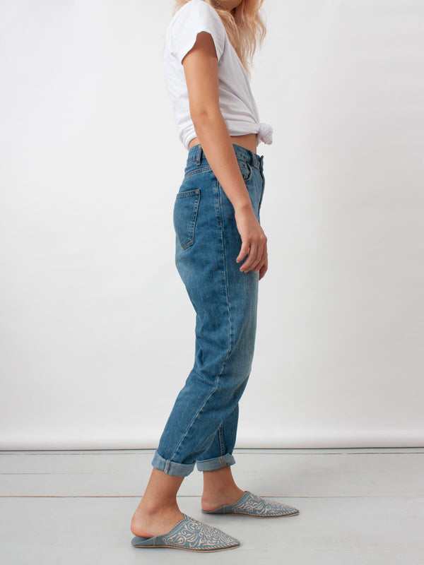 Bohemia Design Moroccan Decorative Babouche Slippers Grey