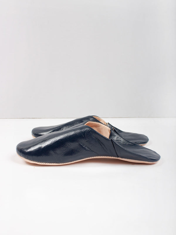 Bohemia Design Moroccan Mens Babouche Slippers Indigo
