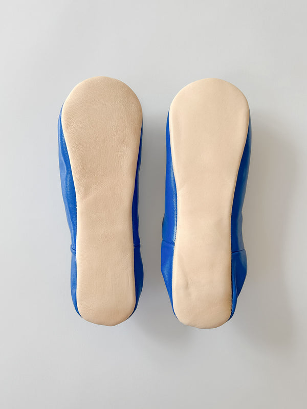 Bohemia Design Moroccan Mens Babouche Slippers Majorelle Blue