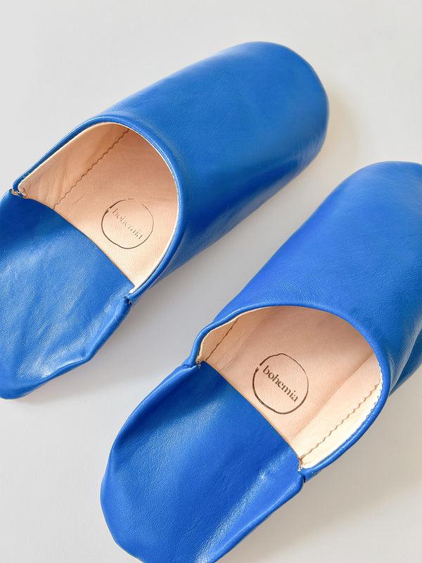 Bohemia Design Moroccan Mens Babouche Slippers Majorelle Blue