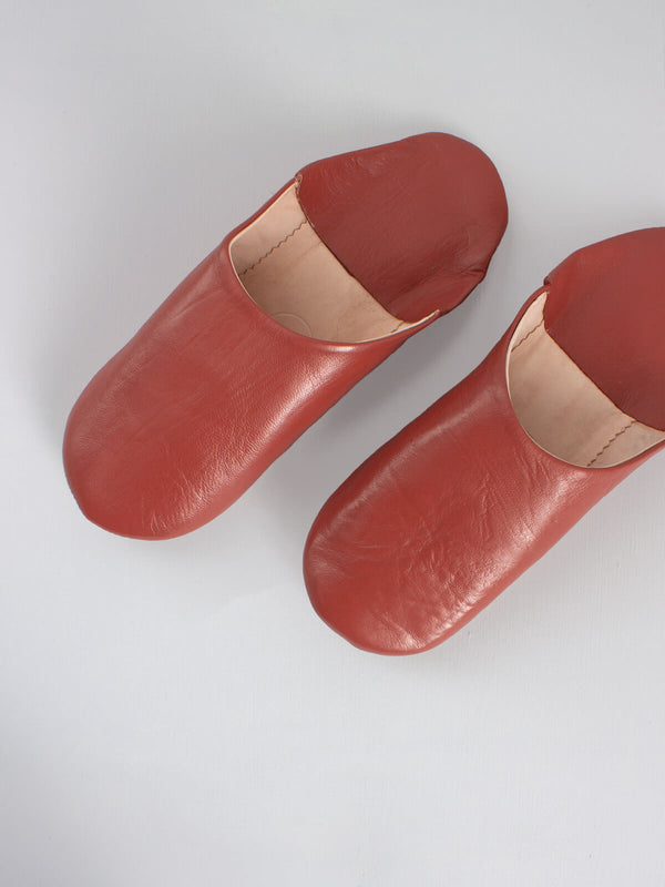Bohemia Design Moroccan Mens Babouche Slippers Terracotta