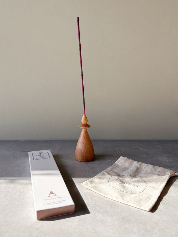 Bohemia Design Scottish Beech Wood Incense Holder Bud