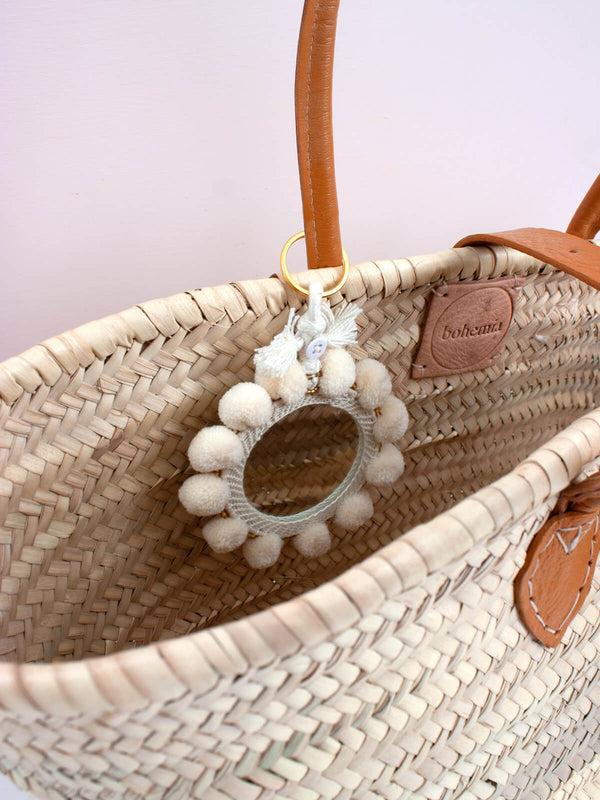 bohemia design Super Pom Pom Mirror Keyrings Oversized