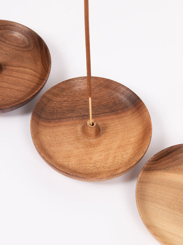 Bohemia Design Walnut Wood Incense Holder - Slight Seconds