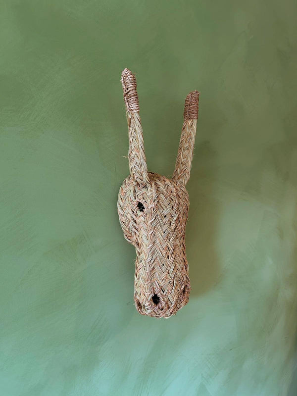 bohemia design Woven Animal Head Donkey (2 sizes available)