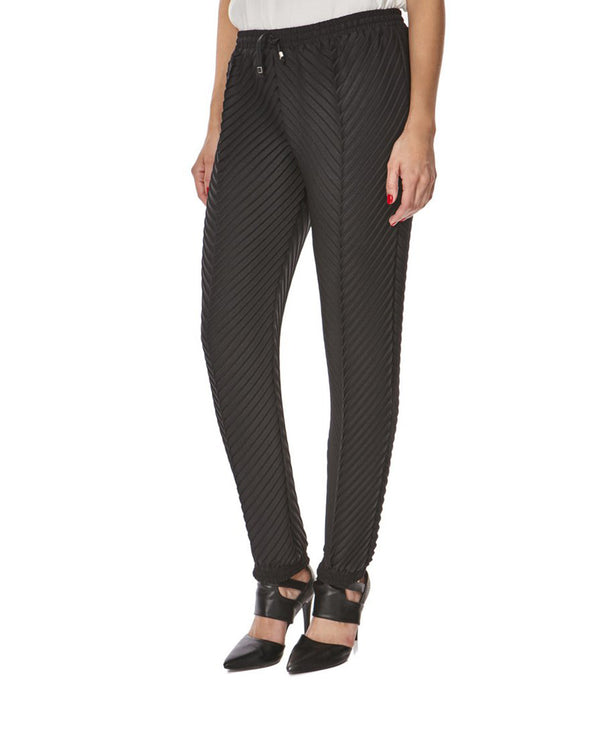 Bolongaro Trevor Artemis Chevron Trousers In Black