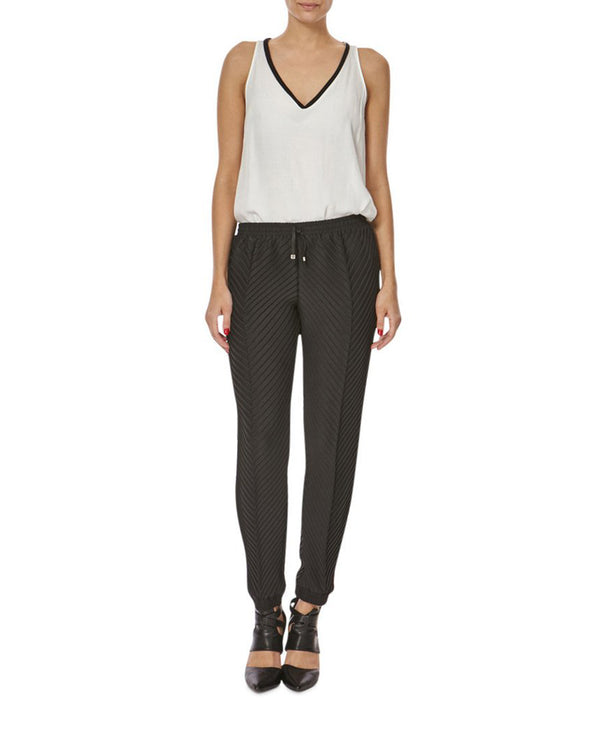 bolongaro trevor Artemis Chevron Trousers in Black