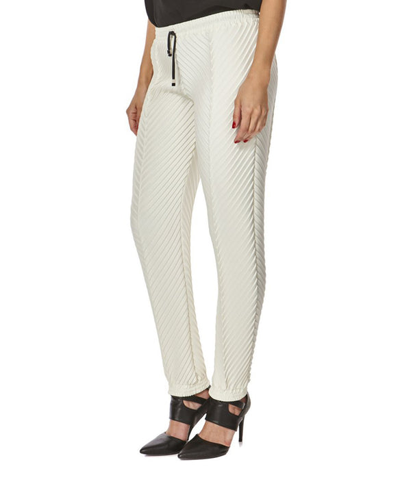 Bolongaro Trevor Artemis Chevron Trousers In White