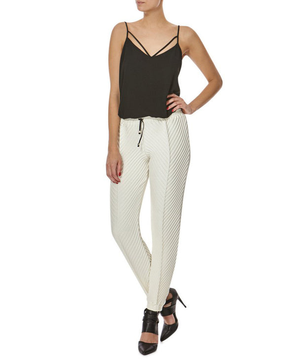 bolongaro trevor Artemis Chevron Trousers in White