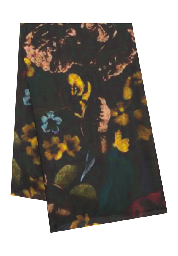 Bolongaro Trevor Bouquet Silk Printed Scarf