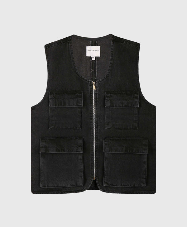 Bolongaro Trevor Denim Utility Vest