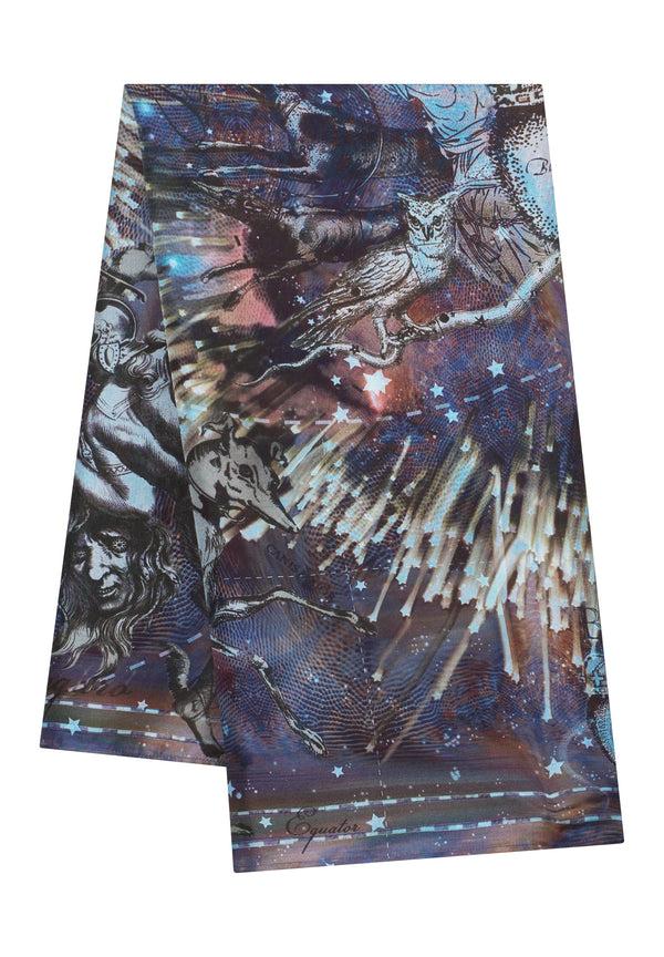 Bolongaro Trevor Dimension Silk Printed Scarf